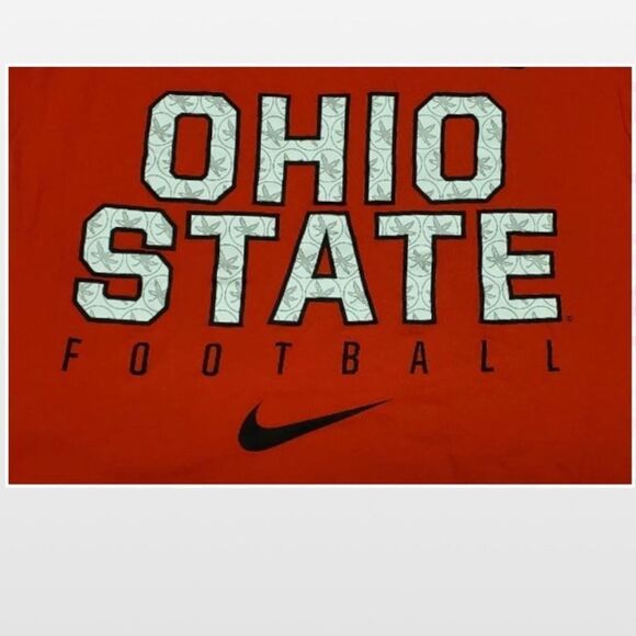 Nike Tee Shirt Womens Small Ohio State Football Red White Top - Picture 5 of 12